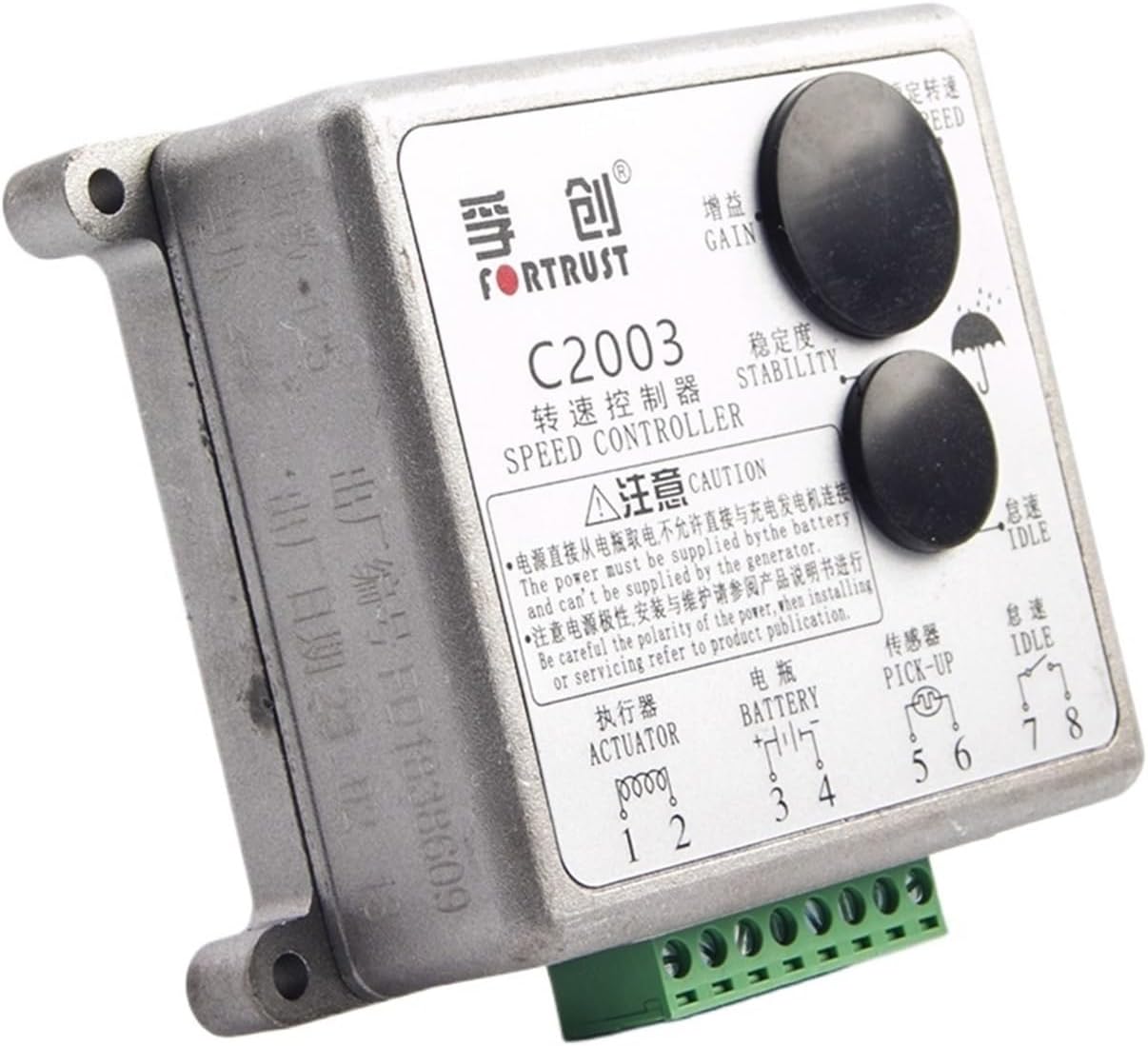 Replace C2003 Governor Speed Controller For Diesel Generator DC Motor Intelligent Speed Control Panel Genset Parts