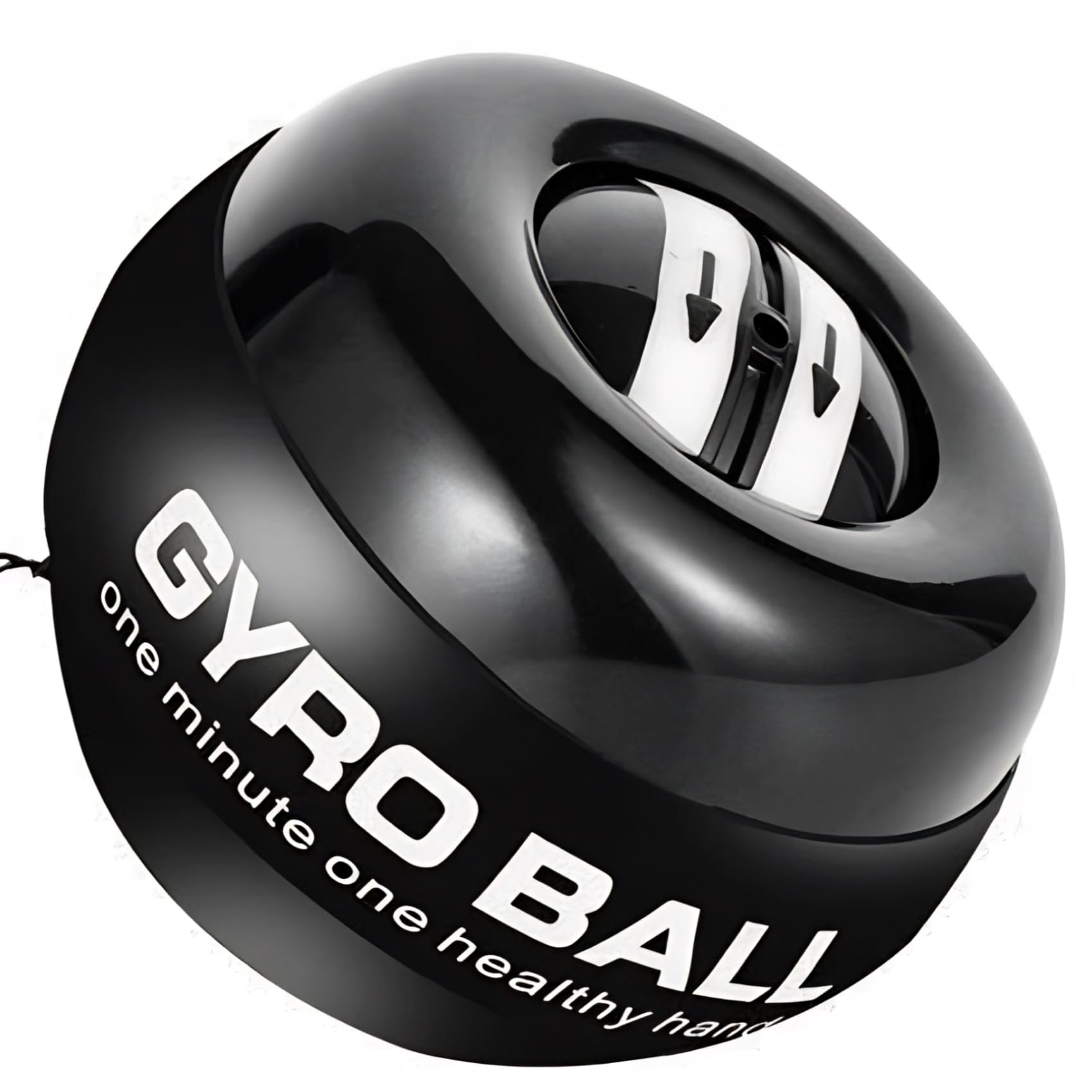 Gyroball BeSokar Avec Housse Poignet – 5 Niveaux De Résistance, Démarrage Auto, LED Et Sac De Transport
