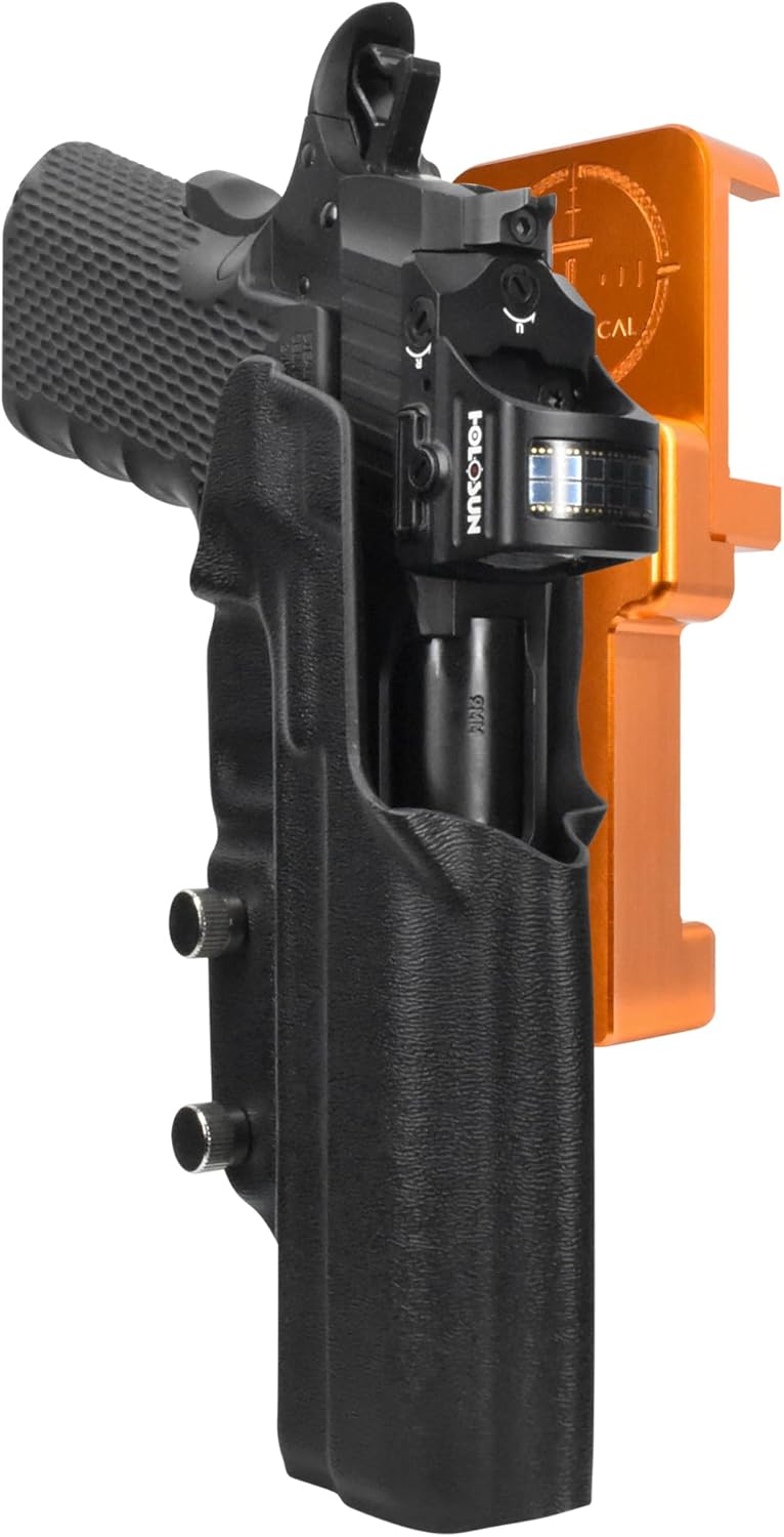 Alloy Competition Holster OWB Fits Stealth Arms Platypus Outside The Waistband Carry Gun Holster Kydex American Made OWB Aluminum Belt Attachment