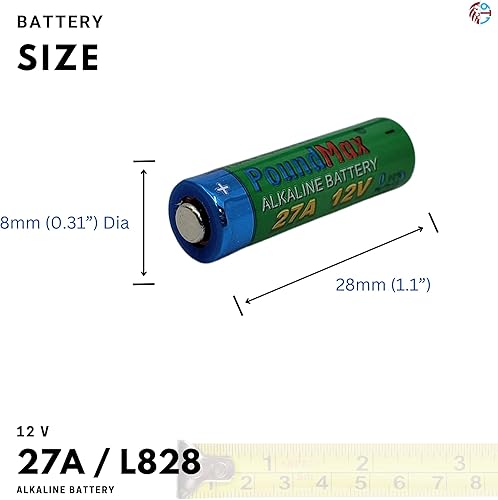 Miniatura 5 de PoundMax Paquete combinado de baterías alcalinas de 12 V 27A  L828 - 5 unidades