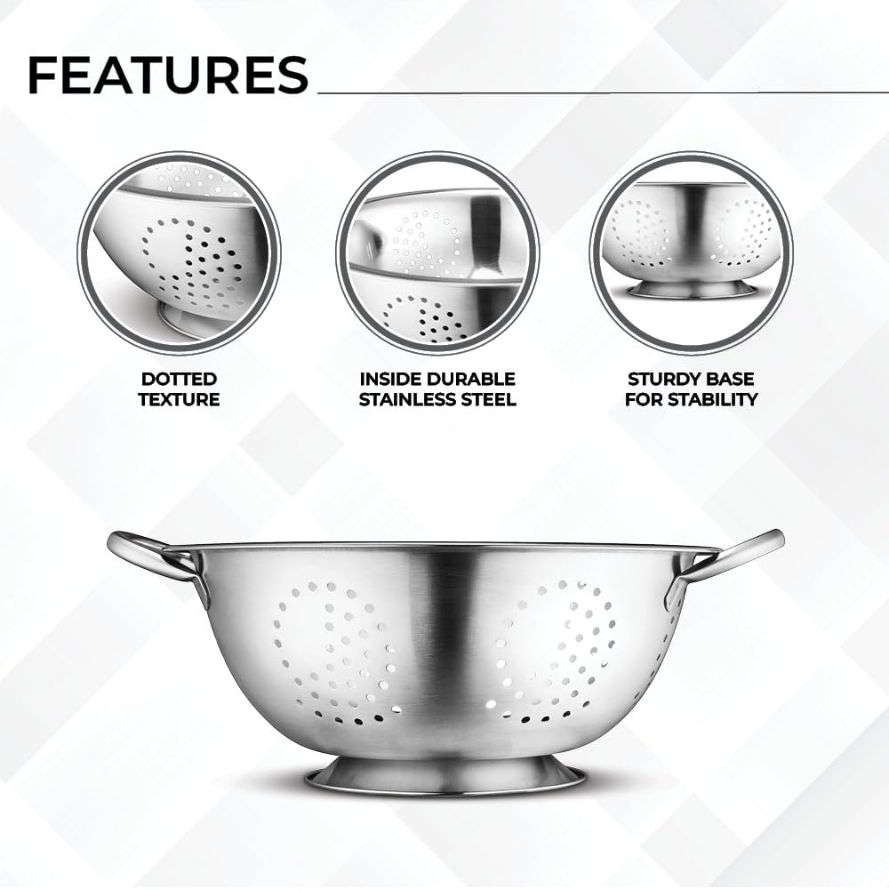 AVADOR - Set di 3 colini in acciaio INOX