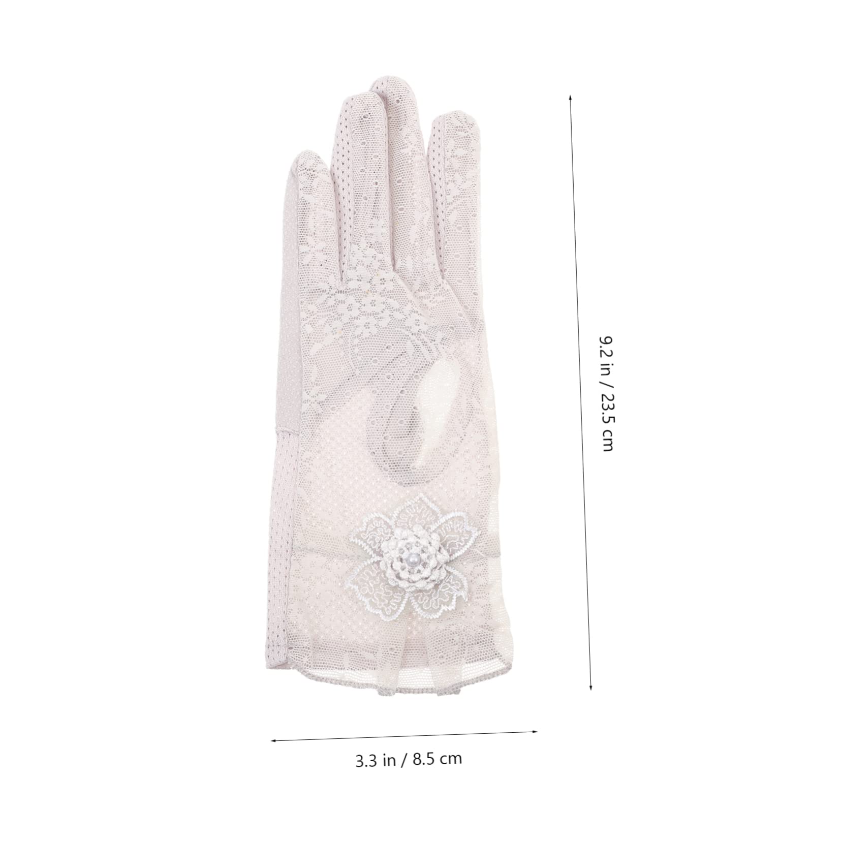 5 Pares Guantes de seda helada guantes de conducir guantes de vestir guantes de camping guantes de las mujeres guantes de sol para mujer protección UV seda de hielo Grey