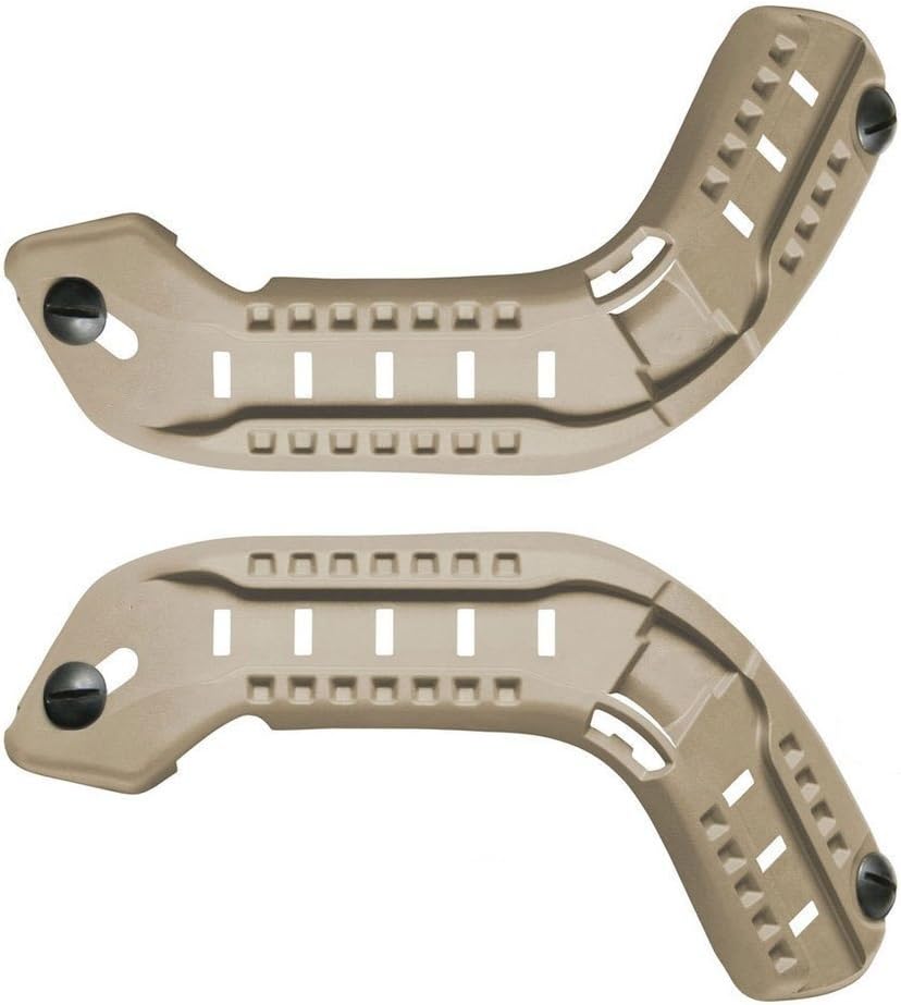 DLP Tactical ARC Rail Kit for ACH MICH Helmets | Universal Side Mount System for Lights, Cameras & Gear | Easy Install High-Strength Polymer Rails | Compatible with Fast High Cut Combat Headgear