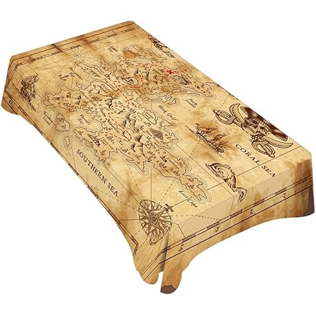 Pirate Tablecloth: Set Sail for Adventure on Your Dining Table