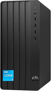 HP Pro Tower 290 G9 Desktop Computer, 12th Gen Intel 4-Core Processor (Beats Core i7-9700), 16GB RAM, 256GB NVMe SSD + 1TB 7200RPM HDD, 2-Monitor Support, HDMI, VGA, DVD-RW, Wi-Fi, Windows 11 Pro