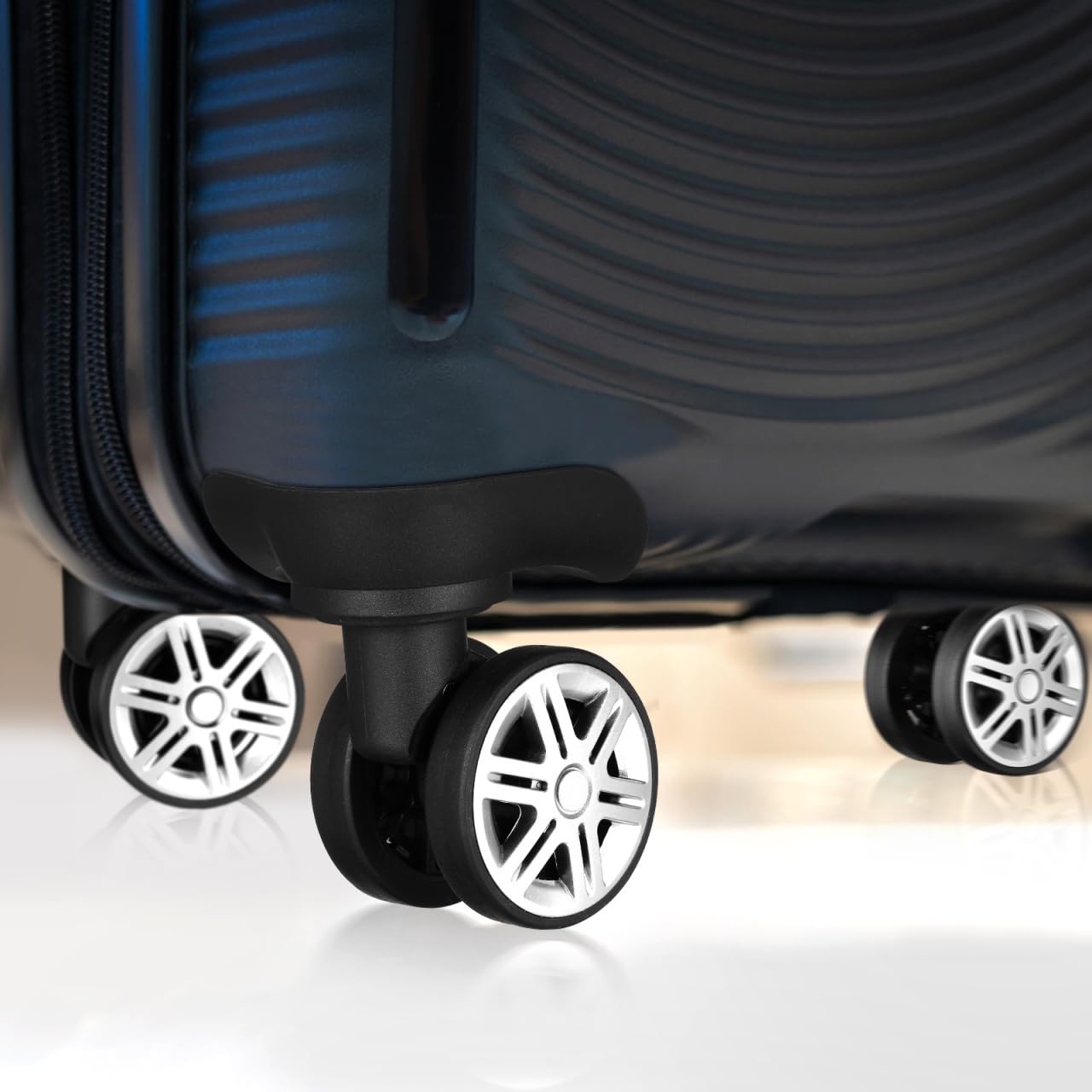 Milisten Ruote Di Ricambio Per Valigie E Bagagli Set Di 4 Ruote Universali Girevoli Per Trolley Sostituzione Facile Per Valigie Da Viaggio Sterzo Flessibile E Funzionamento Silenzioso 4.33X3.35X2.36In