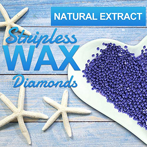 Waxing Kit, Gugusure Wax Warmer Hair Removal with 20 Wax Applicators,5 Wax Melting Bowls,1 Nose scissors and tweezers，5 Strongest Wax Beads Formulas for ALL Hair Types, Eyebrow, Facial, Body, Bikini - Thumbnail 6