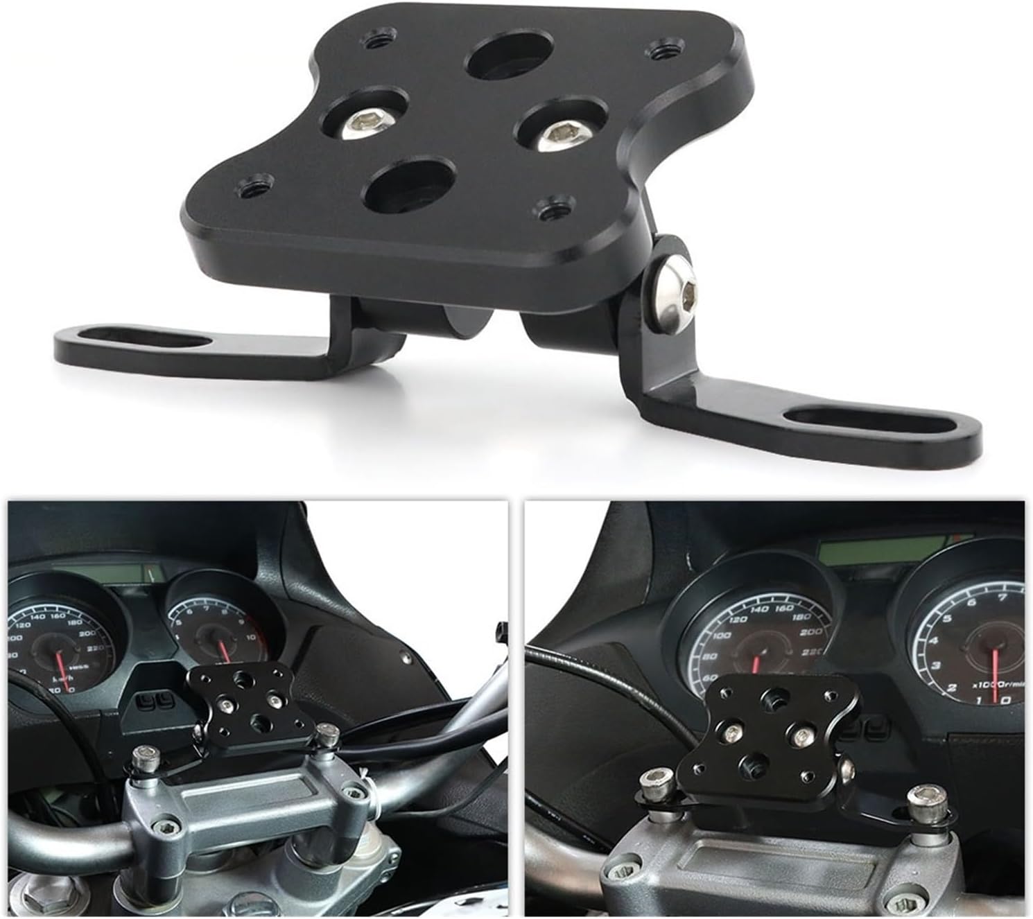 Navigation Mount Bracket Universal GPS Handlebar Compatible with BMW R1150R R1200R F800ST F800GT F800GSA F700GS F650GS R1200GS(Type 4)