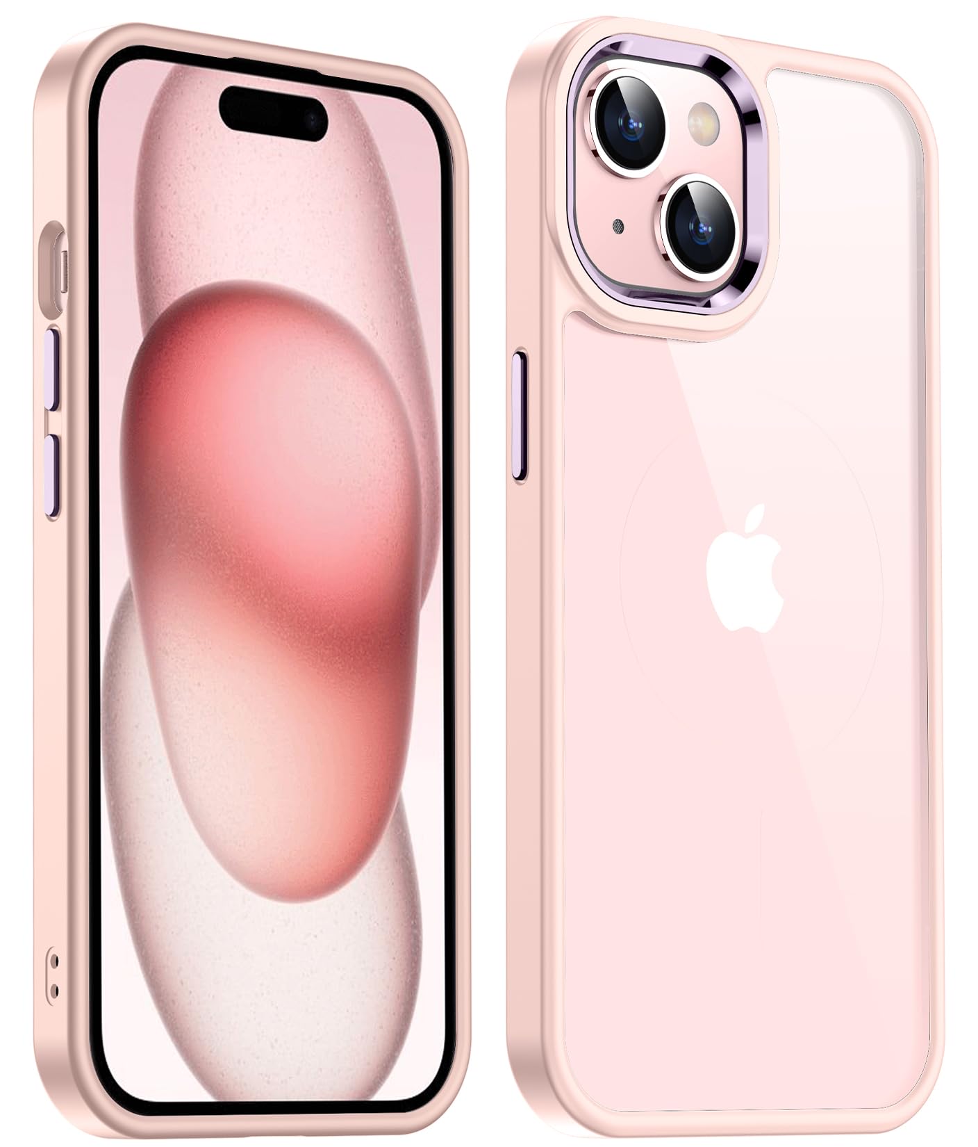 Temdan Designed for iPhone 15 Case Clear,[Anti-Yellowing][Military-Grade Drop Protection] Slim Thin Shockproof Protective Cover Phone Case for iPhone