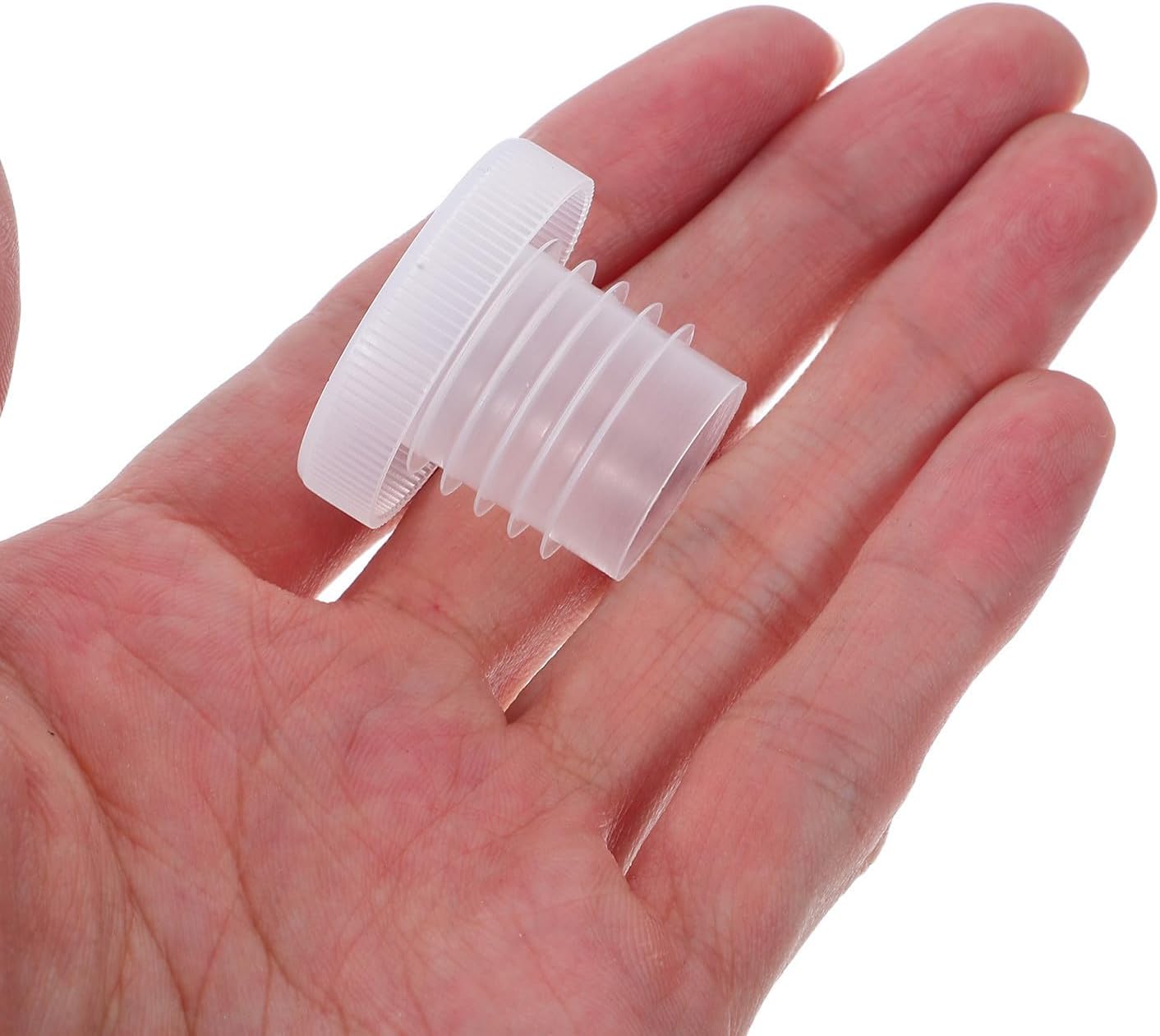 100pcs Reusable Plastic Bottle Stopper Replacement Caps for Wine Bottles and Salt and Pepper Shakers, round White Sealing Plugs with Stylish Appearance for Home and Restaurant Use