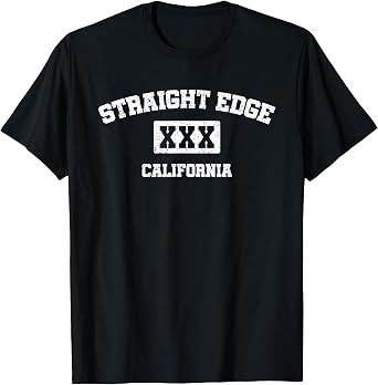California Crew Straight Edge t-Shirt T-Shirt