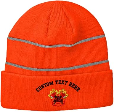 Custom Reflective Beanie Fire Fighter 