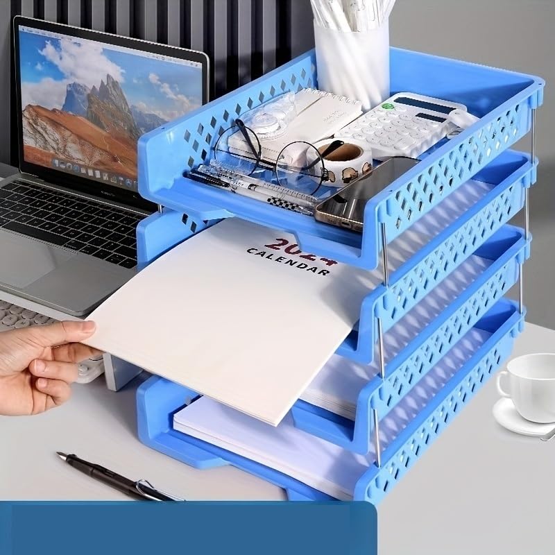 Briefablage Büro-Desktop-Bücherregal-Aufbewahrungsbox