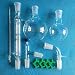 Glass Distilling Distillation Apparatus,24/40,500ml&250ml Flask Chemistry Lab Glassware Kit