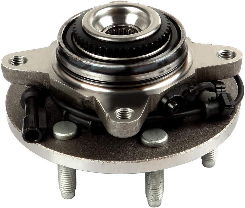515043 Only 4x4 Models front Wheel Bearing and Hub Assembly compatible with 2003-2006 For Ford Expedition, 2003-2006 For Lincoln Navigator 6 Lugs w/ABS