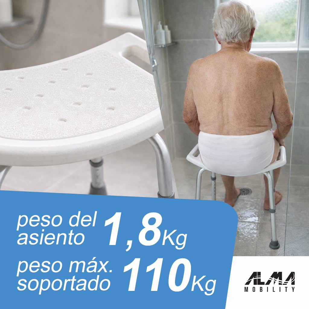 Banco de Banho em Alumínio Alma