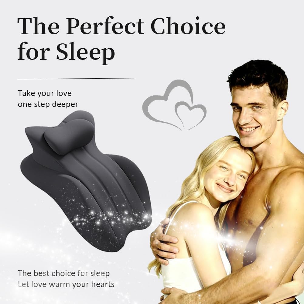 2026 Nouveau Coussin Intime Pro, Oreiller érotique avec Rampes, Oreiller Dryn Experience, Soulage Le Dos et Le Bassin, Confortable et apaisant, Sensations Plus Intenses (E)
