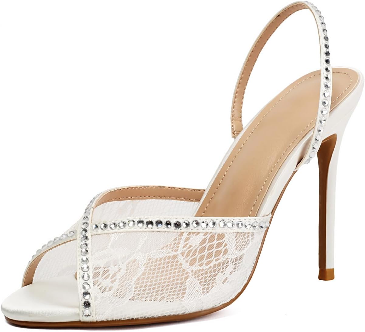 Women's High Heel Sandals - Pointed Toe Design