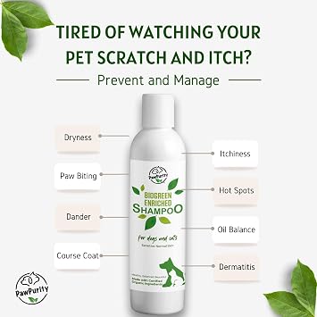 Biogreen Enriched Shampoo for Dogs & Cats