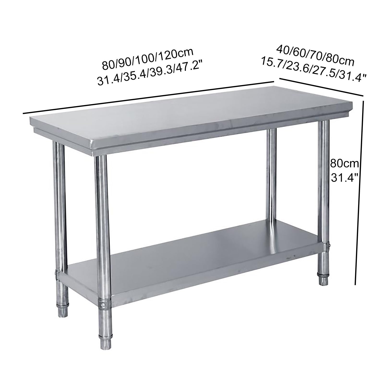 Amazon.co.jp: オールステンレス作業台、 ステンレス 作業台、 厨房用