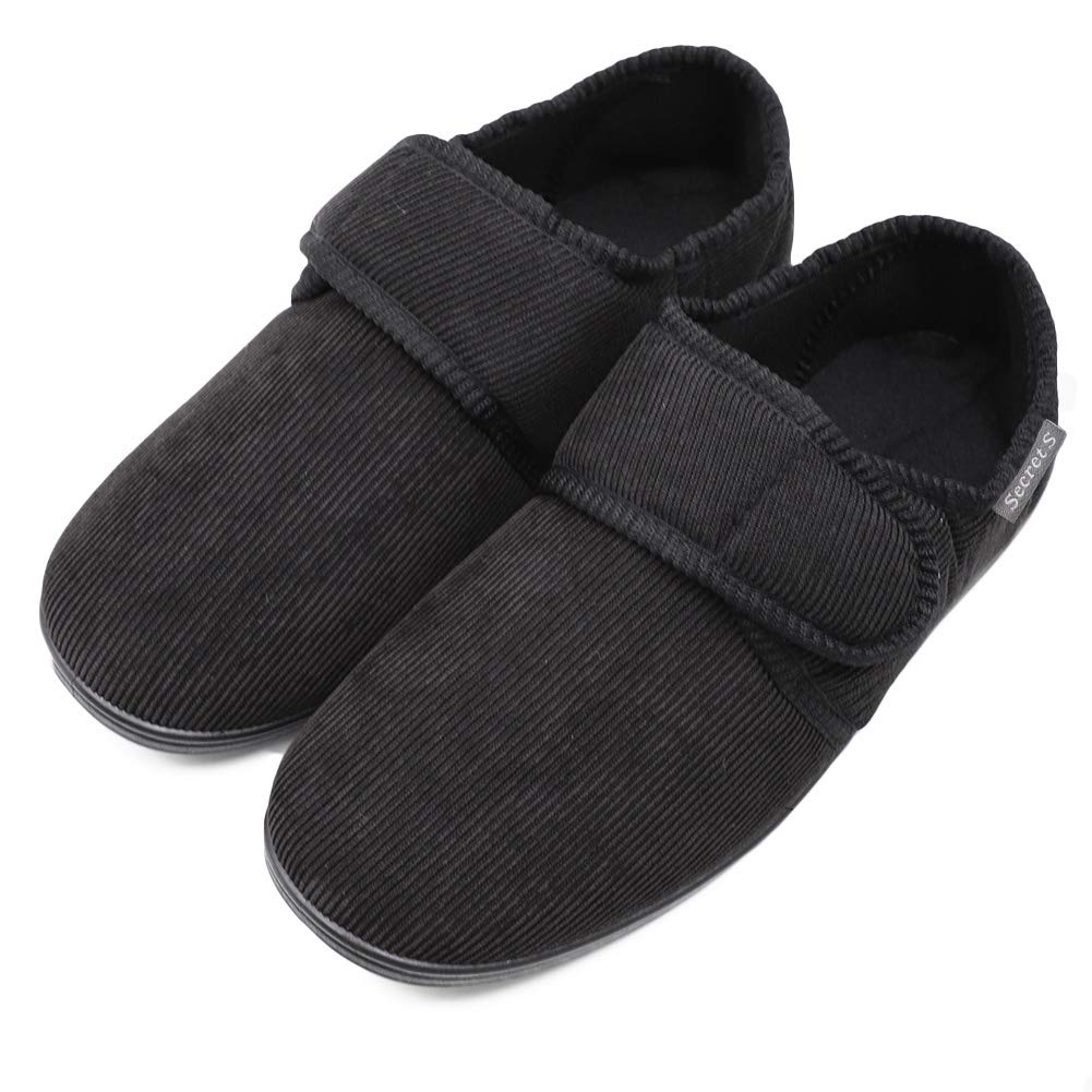 Buy Mens ic Slippers Extra Wide Memory Foam Comfort House Shoes with