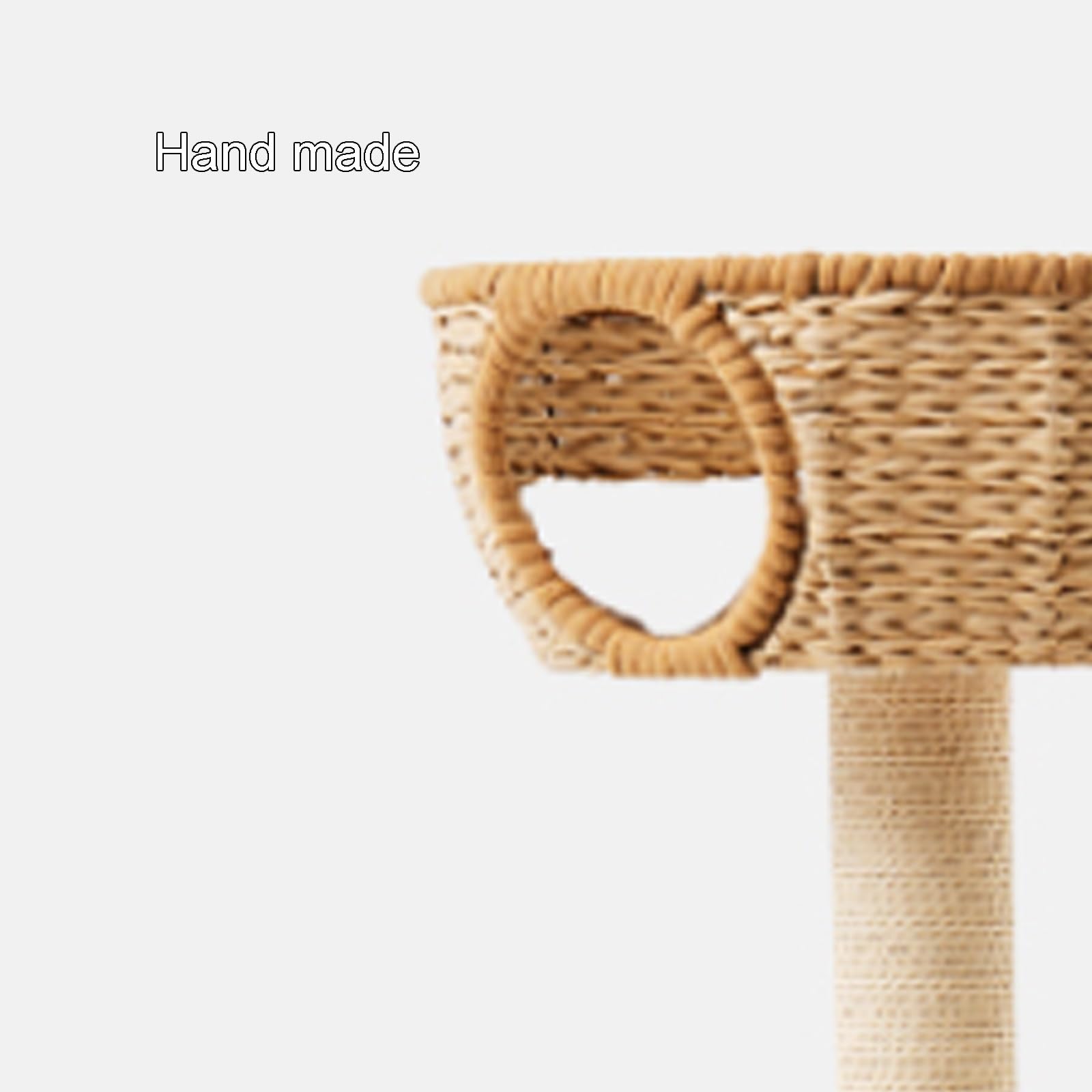 Centro de actividades para gatos, torre moderna para gatos con poste de sisal para rascar y juguetes colgantes, diseño resistente para gatos adultos