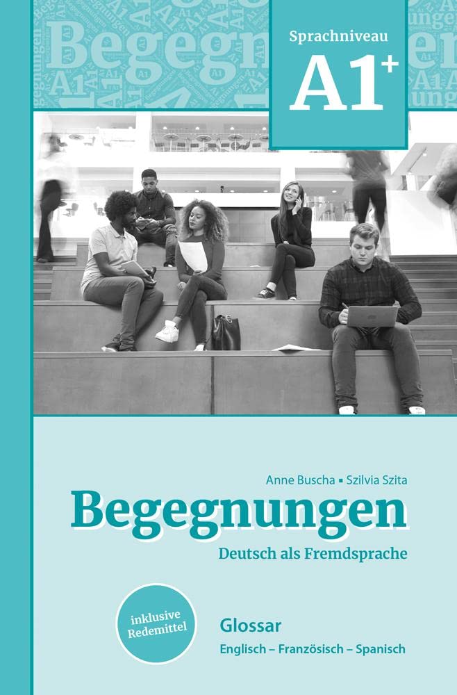 Begegnungen Deutsch A1+ Glossar: English, French, Spanish - Image 1