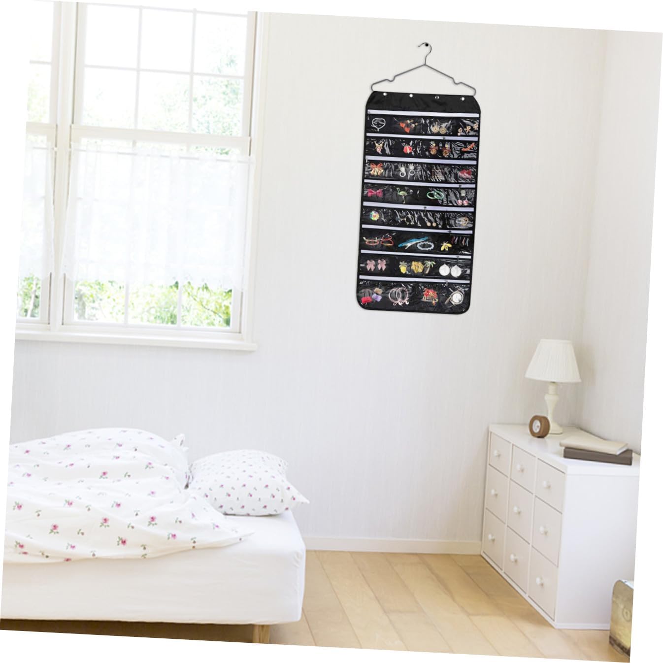 VANZACK Jewelry Storage Bag with Hanging Double Side Oxford Cloth Organizer image 4