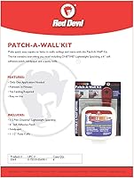 Vista 5 de Red Devil 0549 ONETIME - Kit de pared ligero Spackling Patch-A-Pared, 1/2 pinta, fabricado en Estados Unidos