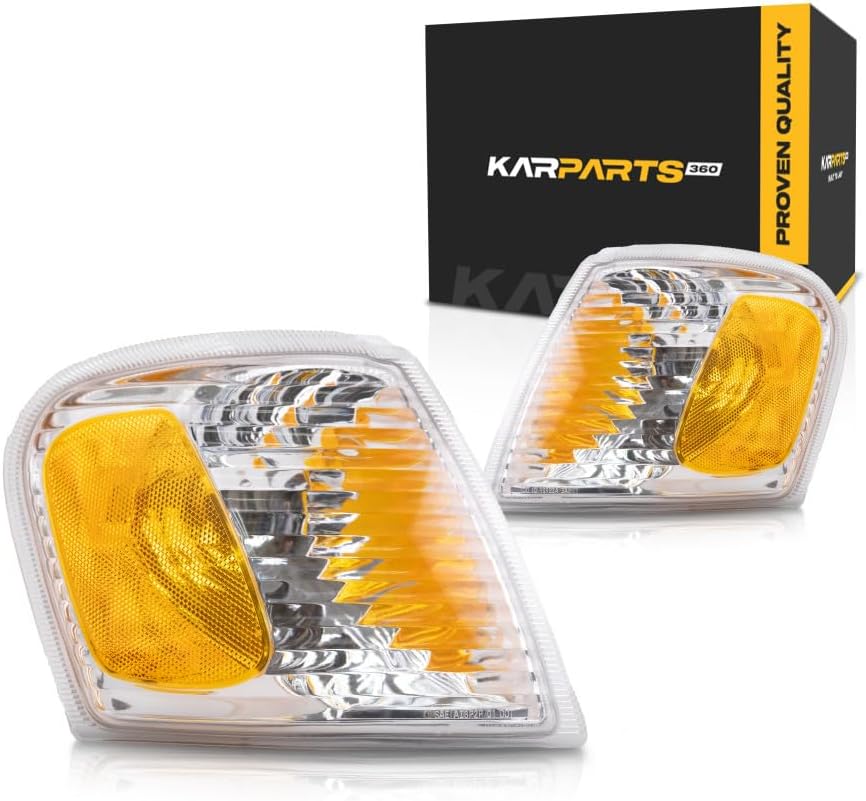 For 2001-2005 Ford Explorer Sport Trac Pair Park/Signal Lights Driver and Passenger Side FO2520164 + FO2521164 | 1L5Z13201AA + 1L5Z13200AA
