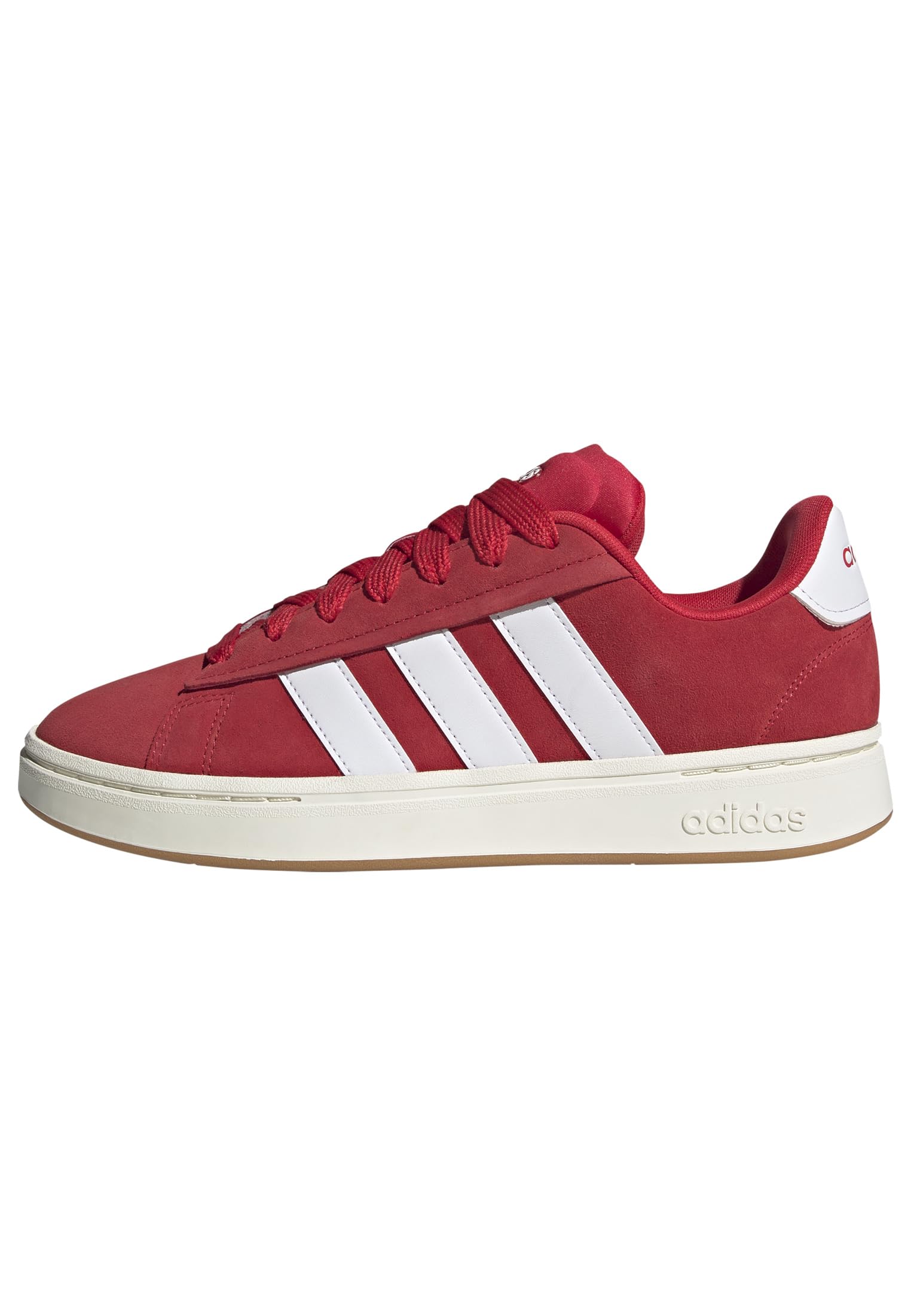 Adidas Mens Grand Court Alpha 10 Pure Ruby/White/Pure Ruby