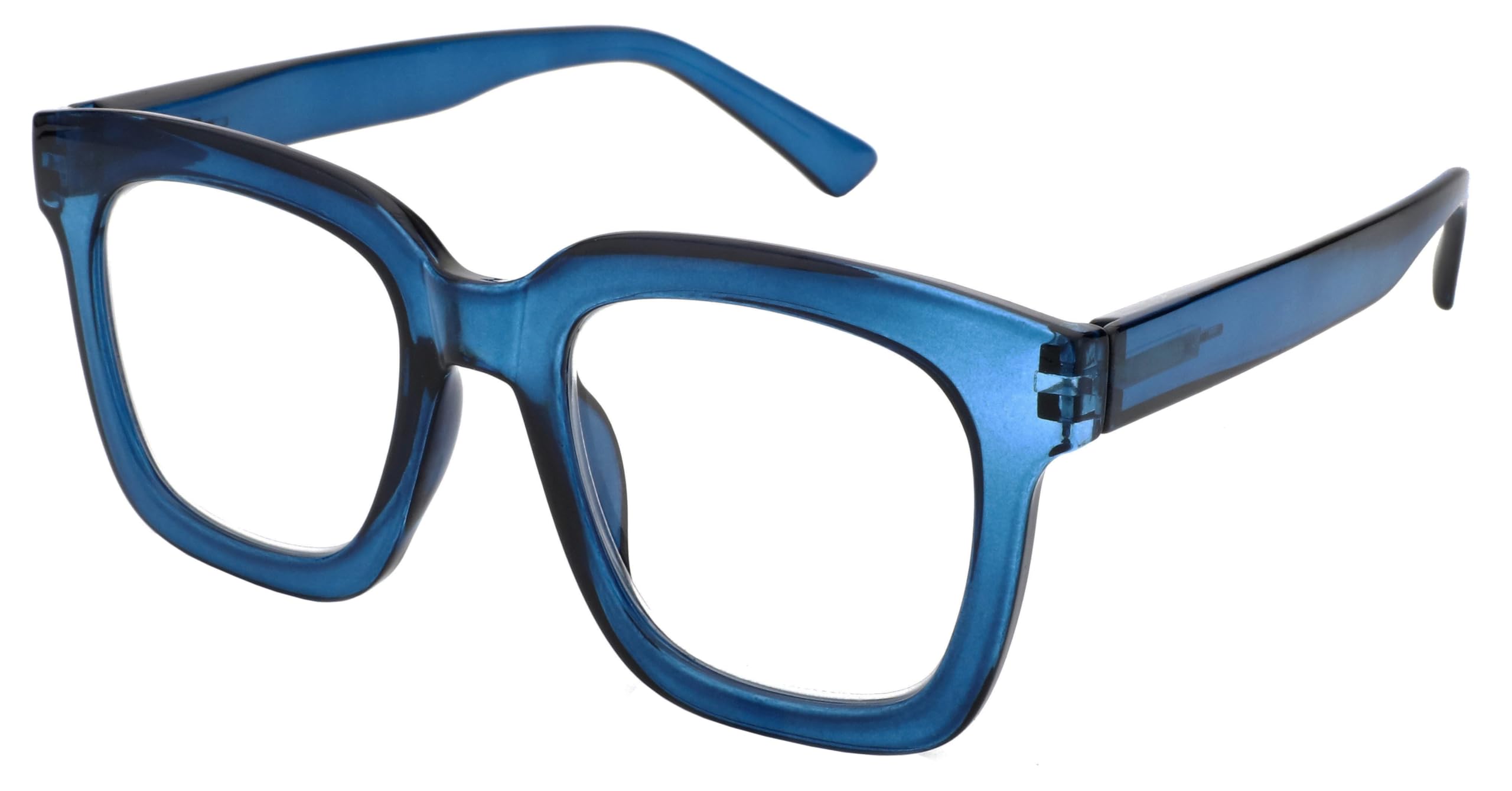 Goodlookers Reading Glasses 'Jamie' Blue +3.50
