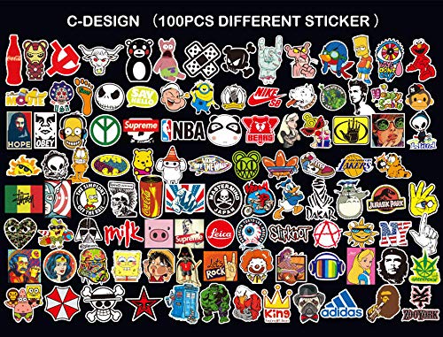 Neuleben Decoratiestickers, 100 stuks, 10 sets - Image 5