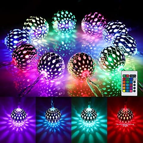 4M Kugel LED Lichterkette Innen USB Cover