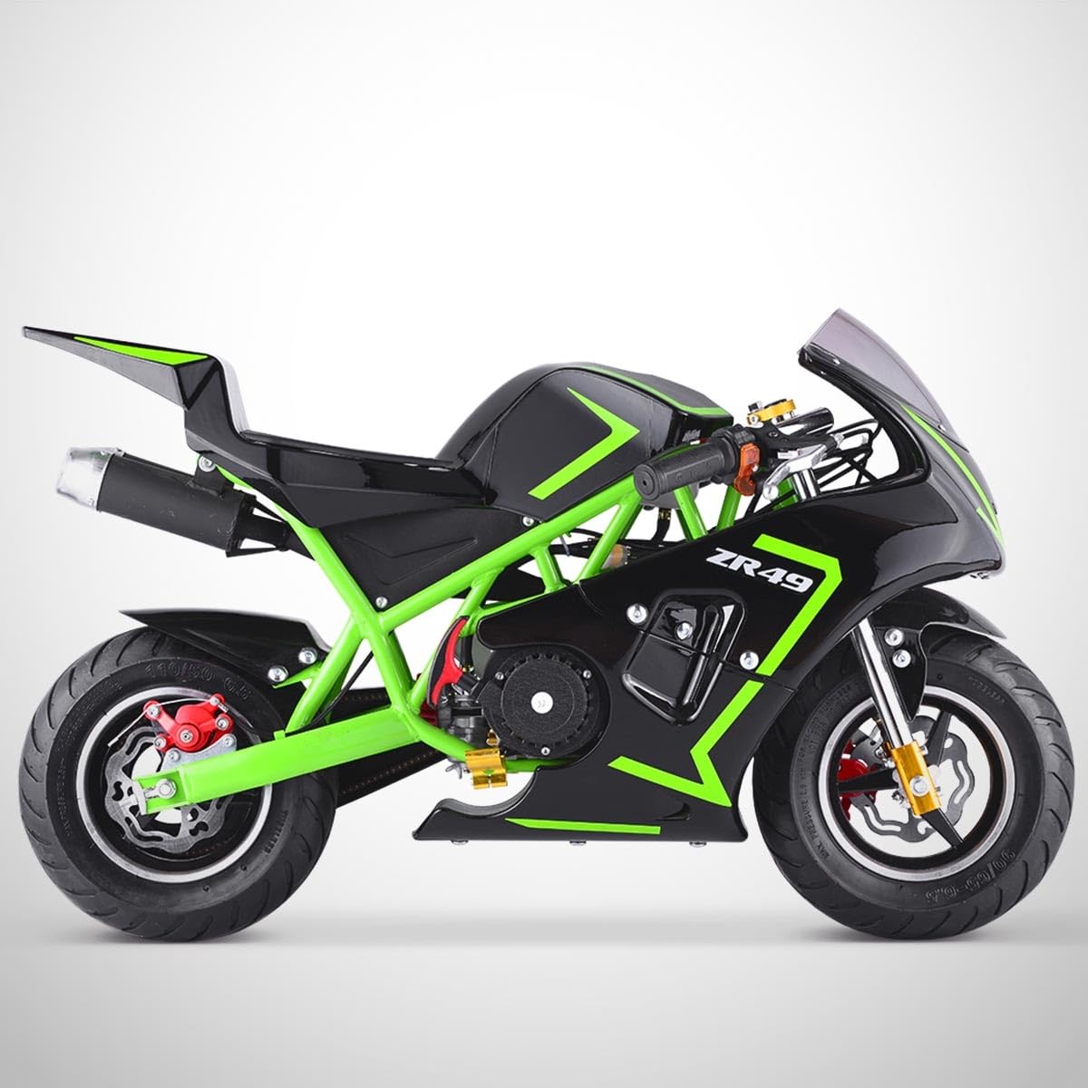 Pocket Course ZRX 49 / Mini Moto Enfant 50cc / Édition 2025 / Vert