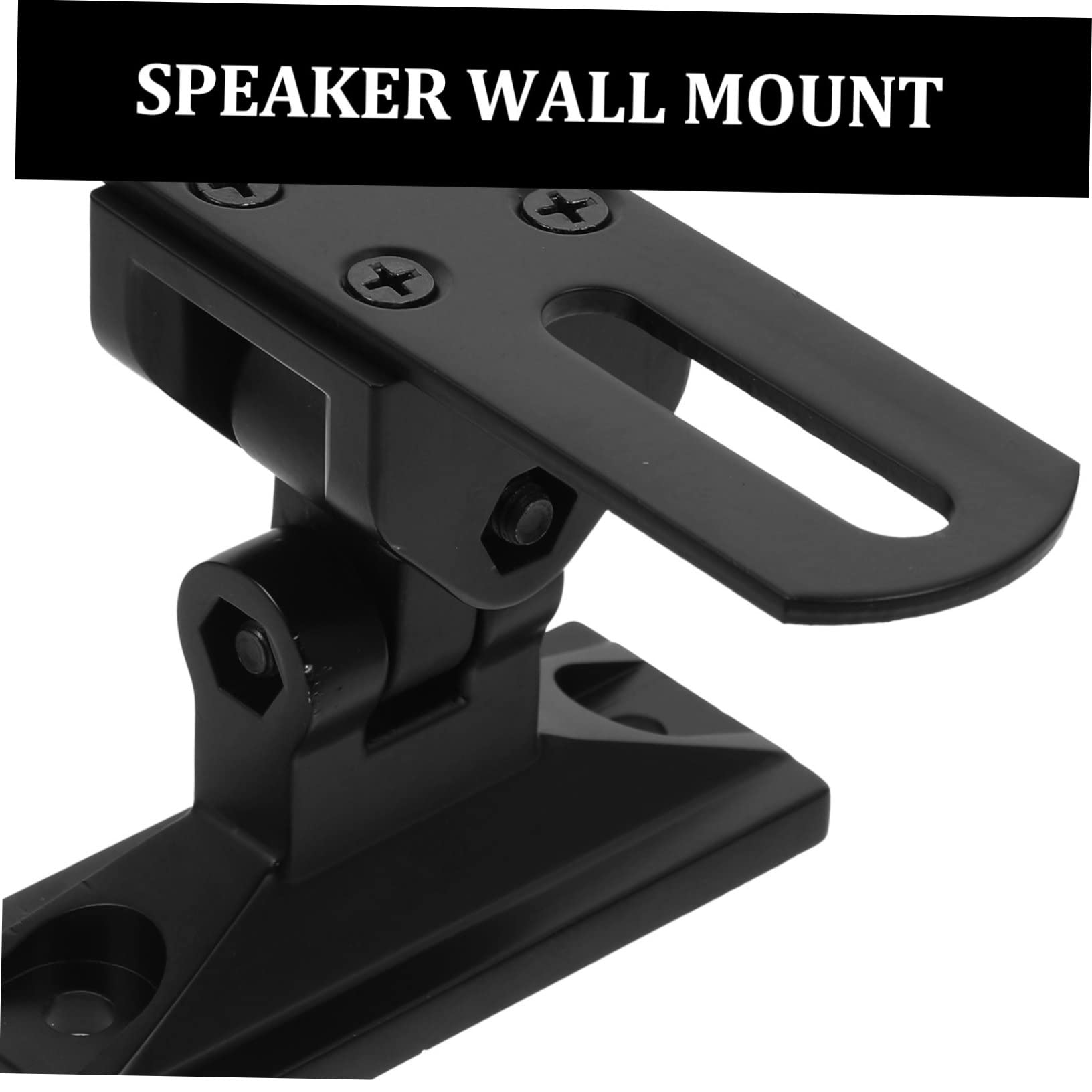 SHINEOFI Soporte de Pared para Altavoz Giratorio Ajustable Diseño Negro para Soporte de Montaje de Pared para Sistemas de Sonido Envolvente Salas de Estar