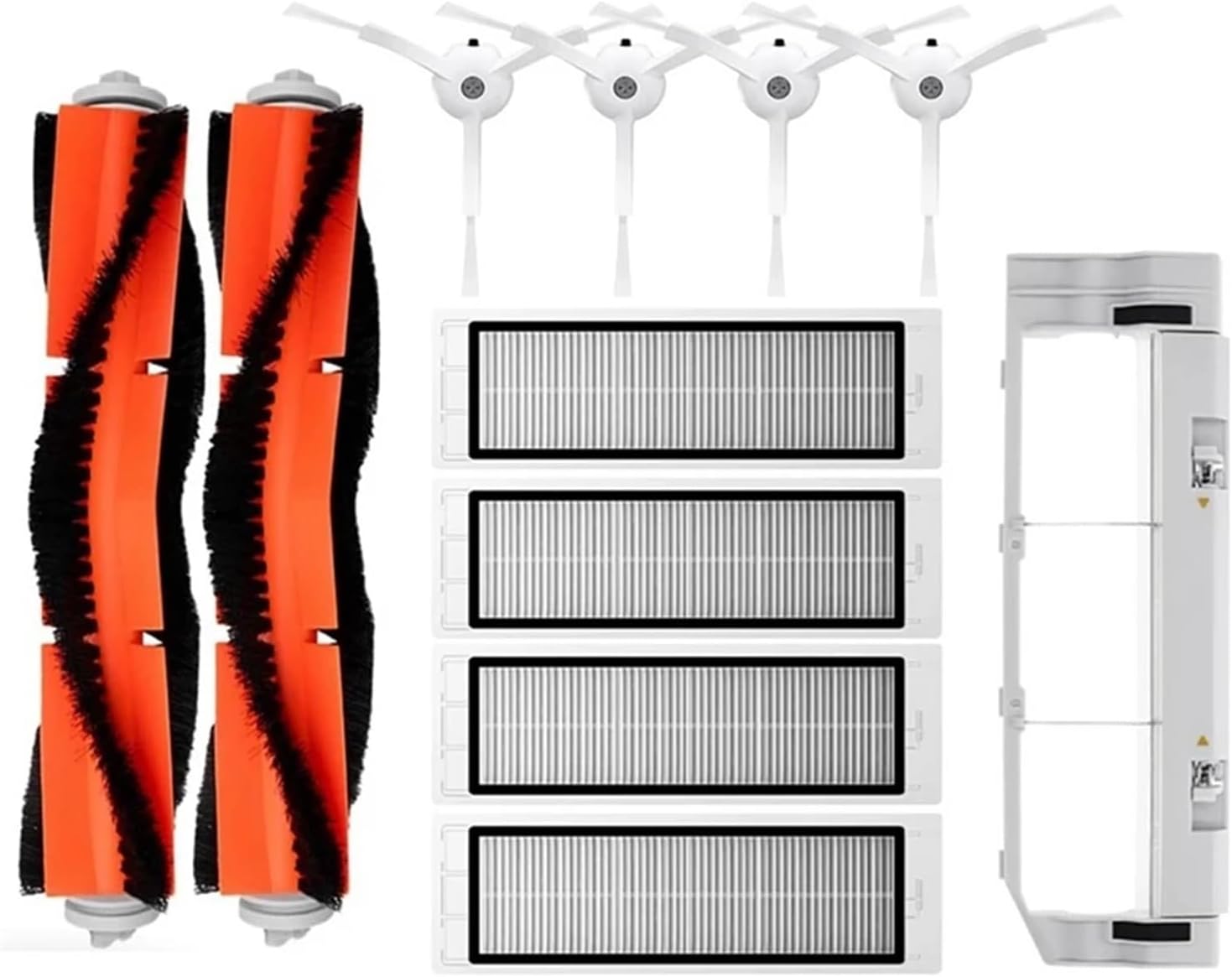 Compatible for Xiaomi，Mi Robot Vacuum Cleaner 1 / 1S SDJQR01RR SDJQR02RR SDJQR03RR，Compatible for Roborock，S502-00 S5 Max S6 Main Side Brush Parts Replace