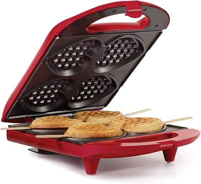 Holstein Housewares HF-09031R Waffle Iron, Red