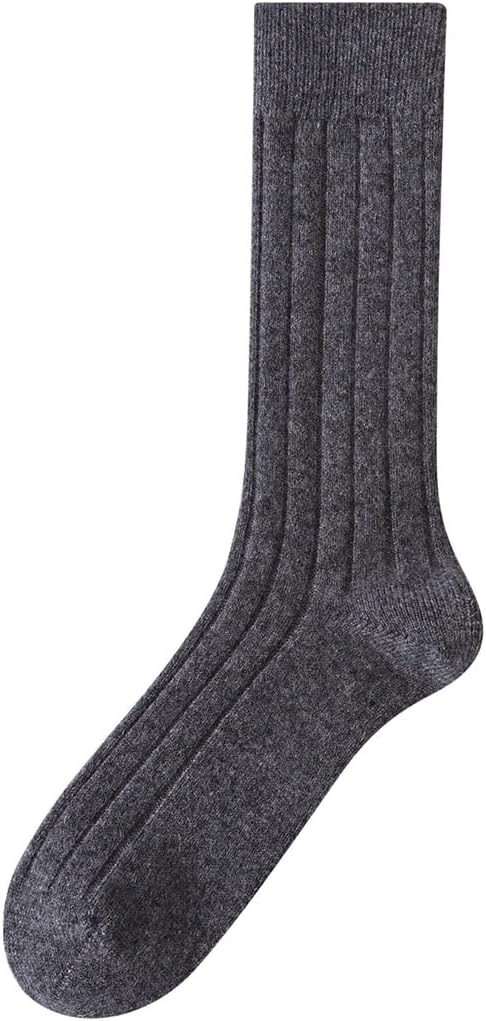 Cashmere Men Man Rib Socks, Made in Inner Mongolian - Image 3