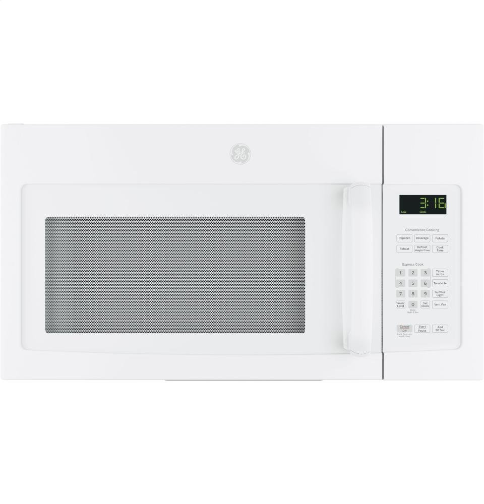 GE JNM3163DJWW 1 6 Cu Ft White Over-the-Range Microwave