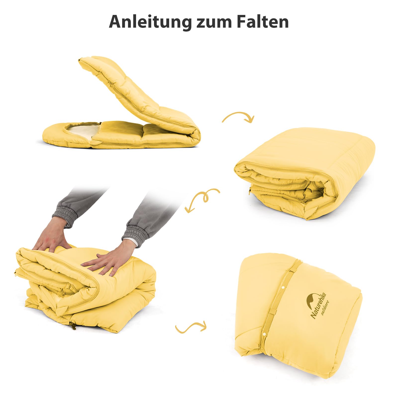 Naturehike Outdoor Schlafsack Kinder 3-4 Jahreszeiten Baumwolle Schlafsack  fr Kinder Reise Zelten Leichte Warme Camping Schlafscke Verpackbares  Wasserdichtes Gelb (160 x 75 cm) : Amazon.de: Sport & Freizeit