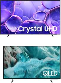 Smart TV 85" Crystal UHD 4K U8100F + Vision AI TV 50" QLED Ultra 4K
