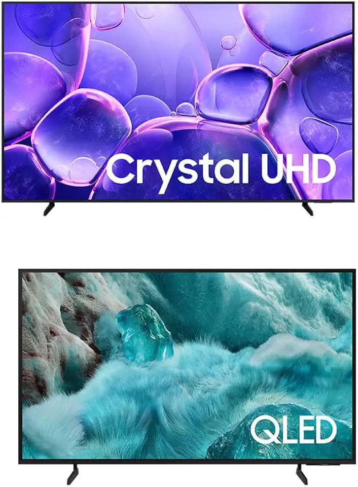 Smart TV 85" Crystal UHD 4K U8100F + Vision AI TV 50" QLED Ultra 4K