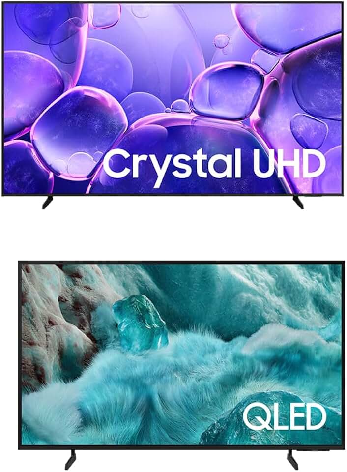 Smart TV 85" Crystal UHD 4K U8100F + Vision AI TV 50" QLED Ultra 4K