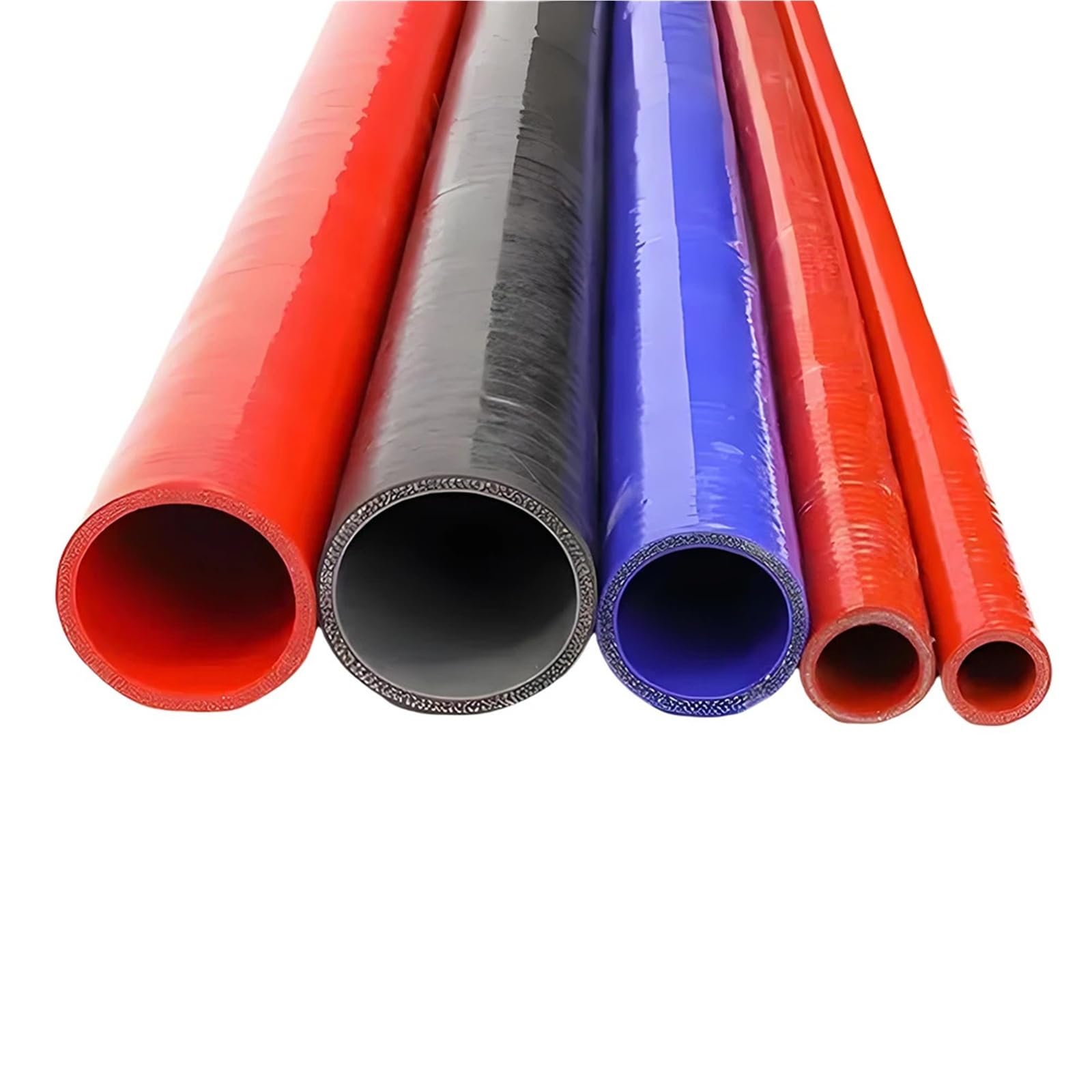 Eamrfvqt Blue Silicone Tubing Hoses, Silicone Intercooler Tube Multicolor Multiple Sizes Straight Reinforced Hose(,1000Mm-Id 75Mm)