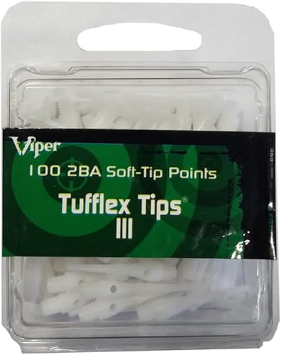 Miniatura 36 de Viper Dart accesorio suave para punta de dardos Tufflex III 2BA, en paquete de 100 y 1000 unidades Negro