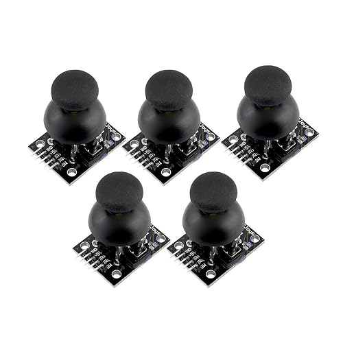 DEVMO 5 unidades de joystick Breakout Module Shield PS2 Joystick Game Controller compatible con Ar-duino