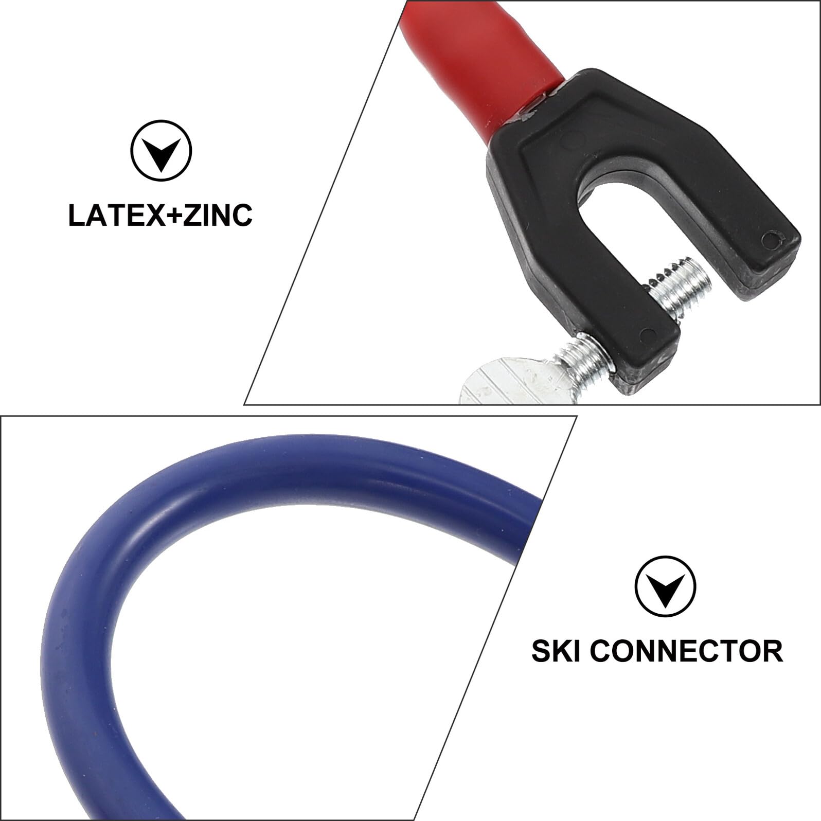 BESPORTBLE Connettori per Sci Professionali 2 Pezzi Attrezzi per Principianti per Controllo velocità e Curva Accessori Leggeri e Portatili per Snowboard e Sci da Esterno