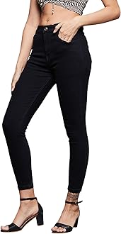Miss Chase Women's Skinny High Rise Regular Stretchable Denim Jeans