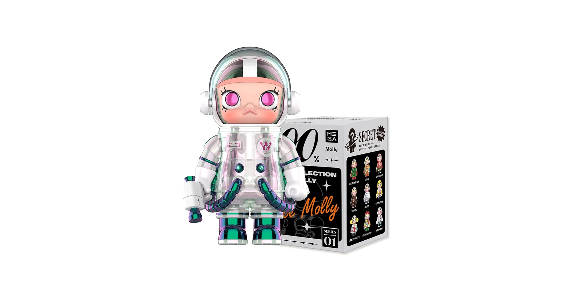 Amazon.co.jp: POP MART MEGA コレクション 100％ SPACE MOLLY